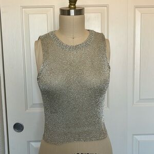 Topshop Small Sparkling Silver Top – Glamorous Evenings or casual days!